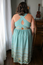 Load image into Gallery viewer, Pre-Order R41 - July 10th - July 24th - Turquoise Golden Floral Border