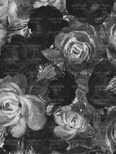 Load image into Gallery viewer, Pre-Order R41 - July 10th - July 24th - Bleached Floral Print in Black Jean Look