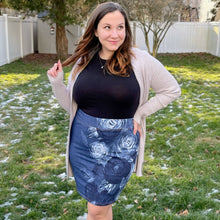 Load image into Gallery viewer, Pre-Order R41 - July 10th - July 24th - Bleached Floral Border in Dark Jean Look
