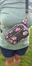 Load image into Gallery viewer, Pre-Order R41 - July 10th - July 24th - Colored Denim Flowers in Black