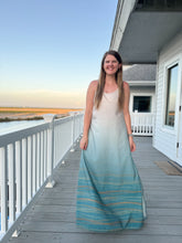 Load image into Gallery viewer, Pre-Order R41 - July 10th - July 24th - Teal Ombre Golden Waves Border