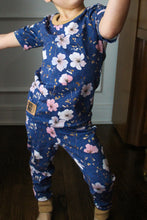 Load image into Gallery viewer, Pre-Order R41 - July 10th - July 24th - Colored Denim Flowers in Dark
