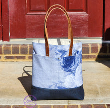 Load image into Gallery viewer, Pre-Order R41 - July 10th - July 24th - Bleached Floral Border in Light Jean Look
