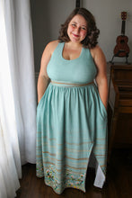 Load image into Gallery viewer, Pre-Order R41 - July 10th - July 24th - Turquoise Golden Floral Border
