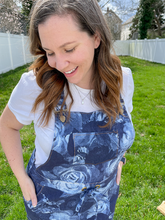 Load image into Gallery viewer, Pre-Order R41 - July 10th - July 24th - Bleached Floral Print in Dark Jean Look
