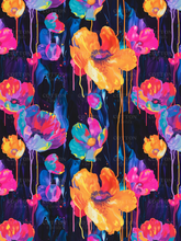 Load image into Gallery viewer, R32 - Dripping Paint Floral
