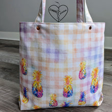 Load image into Gallery viewer, Pre-Order R41 - July 10th - July 24th - Pineapple Swirl Border Gingham
