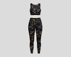 R36 - Navy Golden Inked Halfscale