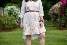 Load image into Gallery viewer, Pre-Order R41 - July 10th - July 24th - Pineapple Swirl Border Gingham
