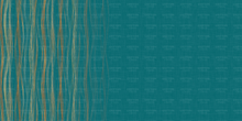 Load image into Gallery viewer, Pre-Order R41 - July 10th - July 24th - Teal Golden Waves Border
