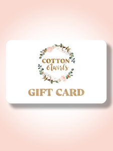 Cotton and Twirls Gift Card